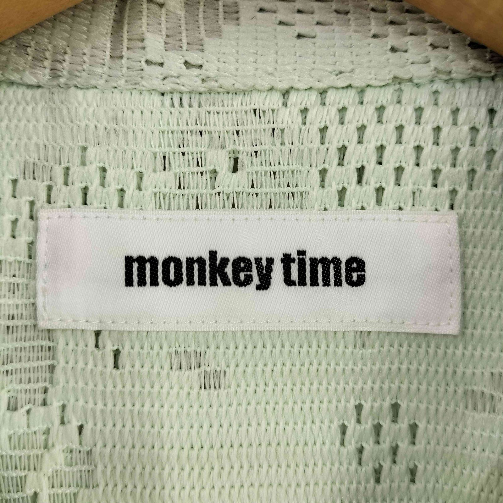 モンキータイム MONKEY TIME FLOWER RUSSELL LACE SHIRT メンズ