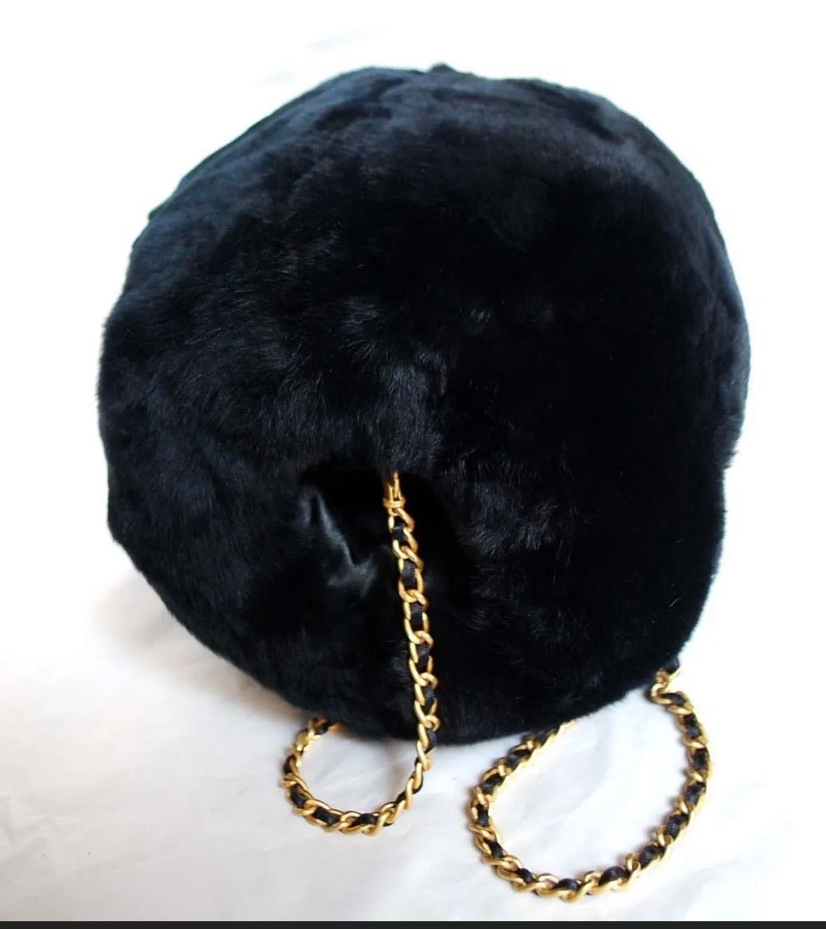 CHANEL シャネル 未使用 ハンドウォーマー ラパン ファーショルダー