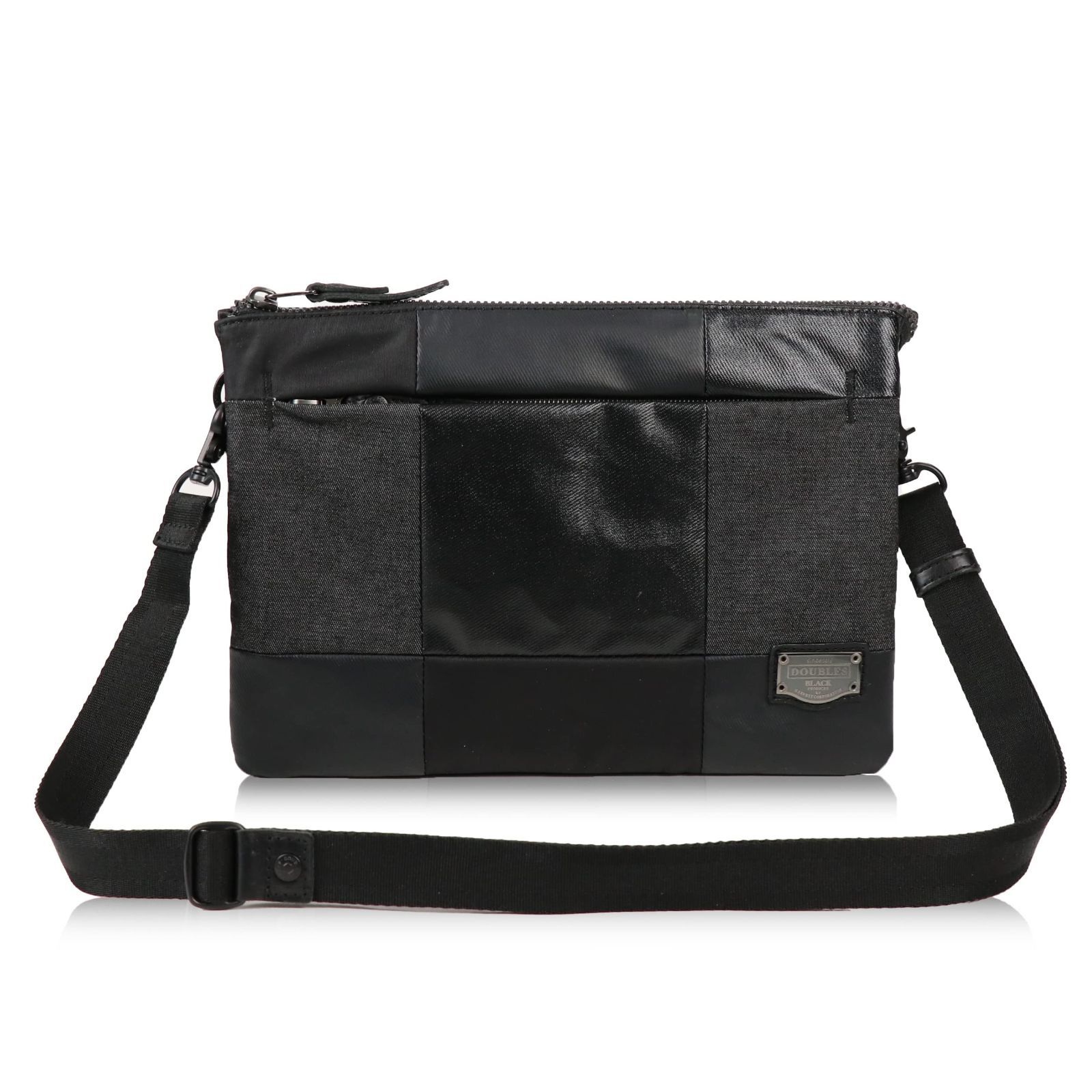 Color ブラック §Ｄ∞Ｂ∞ＤＳＢＫ ＤＯＵＢＬＥＳ ＢＬＡＣＫ ダブルスブラック DSBK ショルダーバッグ サコッシュ SQUARESシリーズ JEW-3081 ブラック