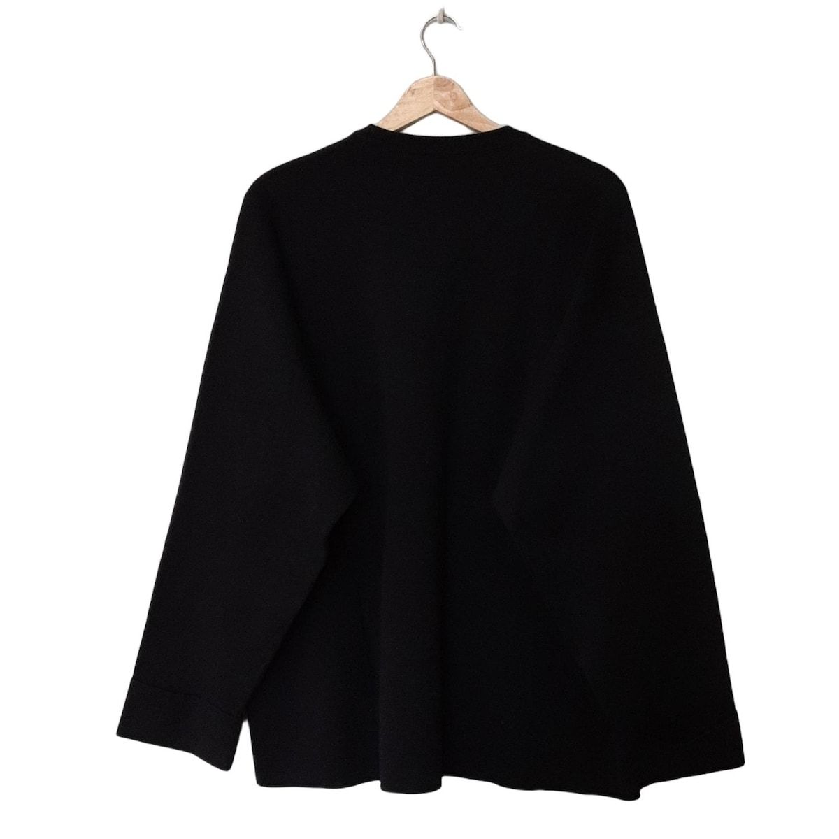 MAISON SPECIAL メゾン 長袖カットソー サイズ46 XL レディース - 黒 クルーネック