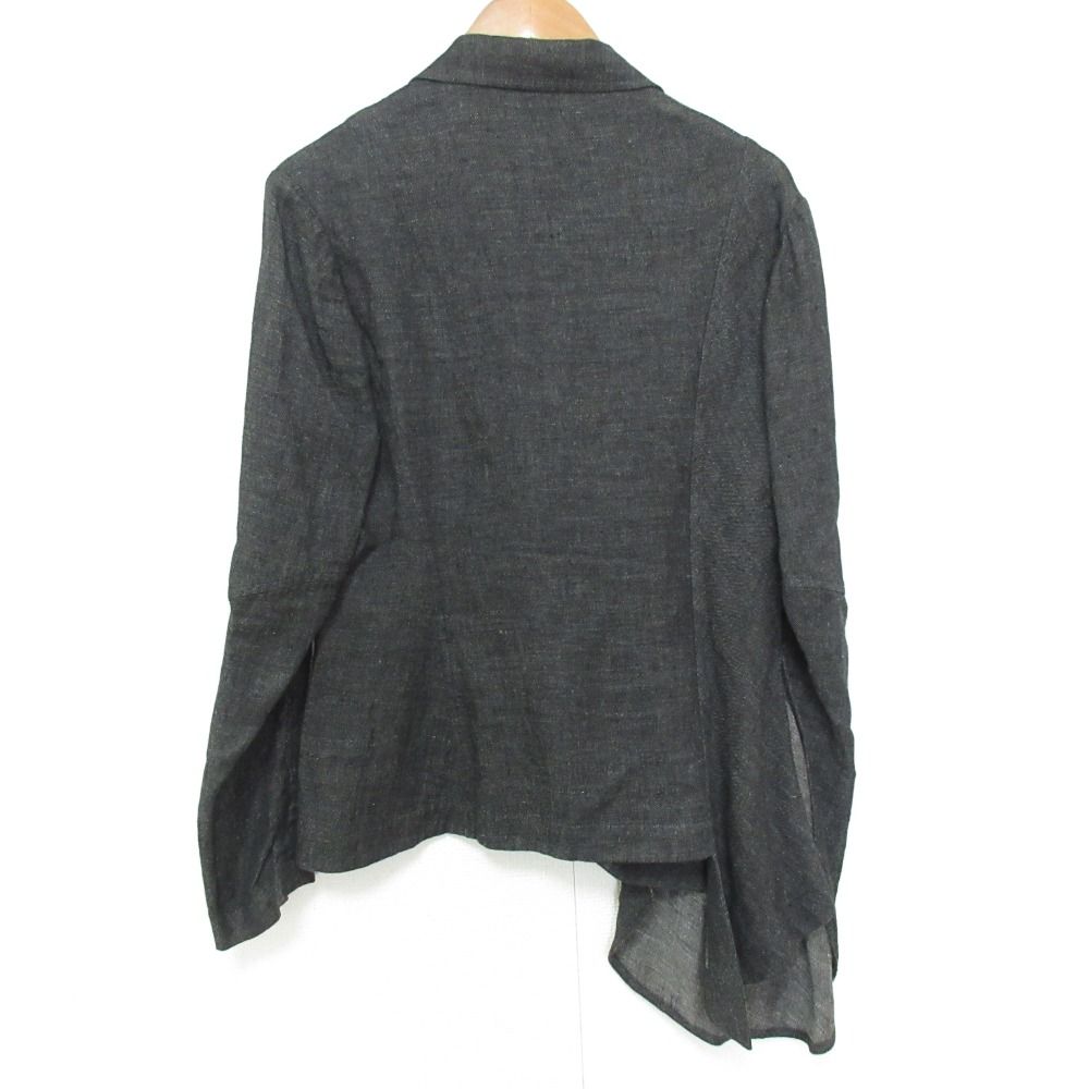 美品 Yohji Yamamoto ヨウジヤマモト リネンアシンメトリー