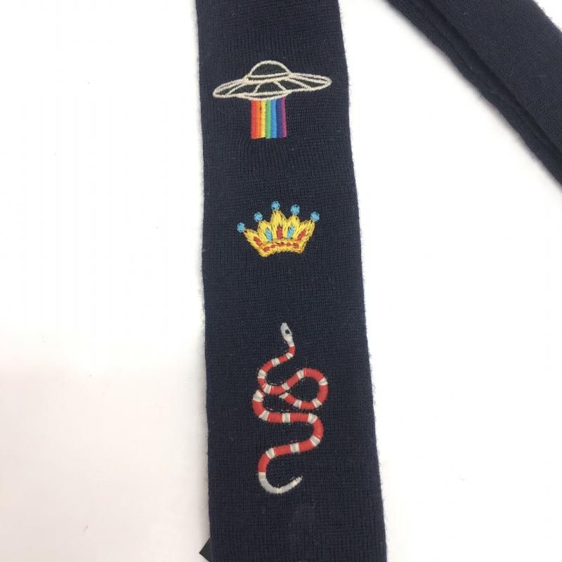 GUCCI/グッチ エンブロイダリーネクタイ　ネイビー GUCCI/グッチ】からエンブロイダリーネクタイが入荷しました
