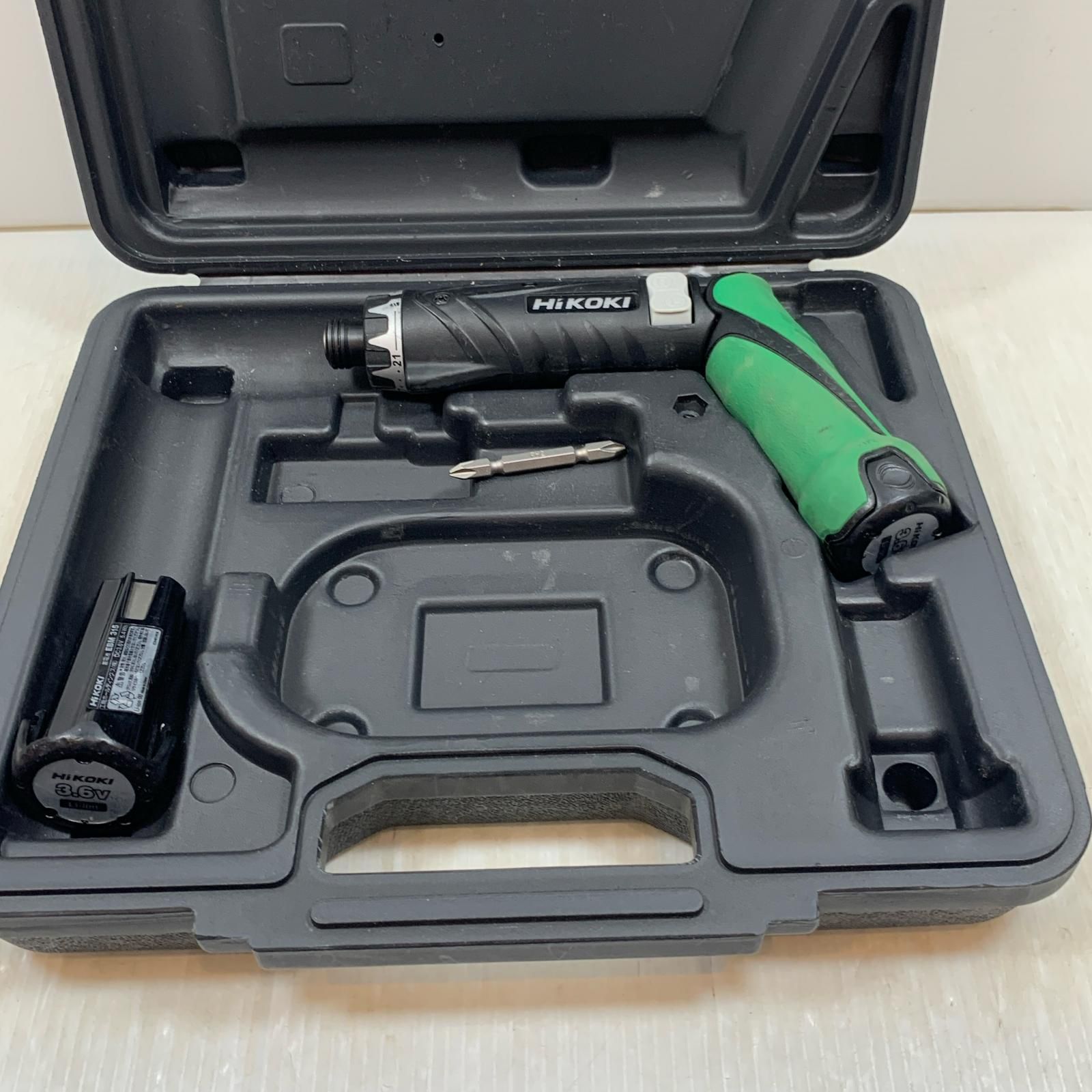 κκHiKOKI ハイコーキ 締め付け工具 ペンドライバドリル コードレス式 3.6v JO20260 DB3DL2 ブラック×グリーン
