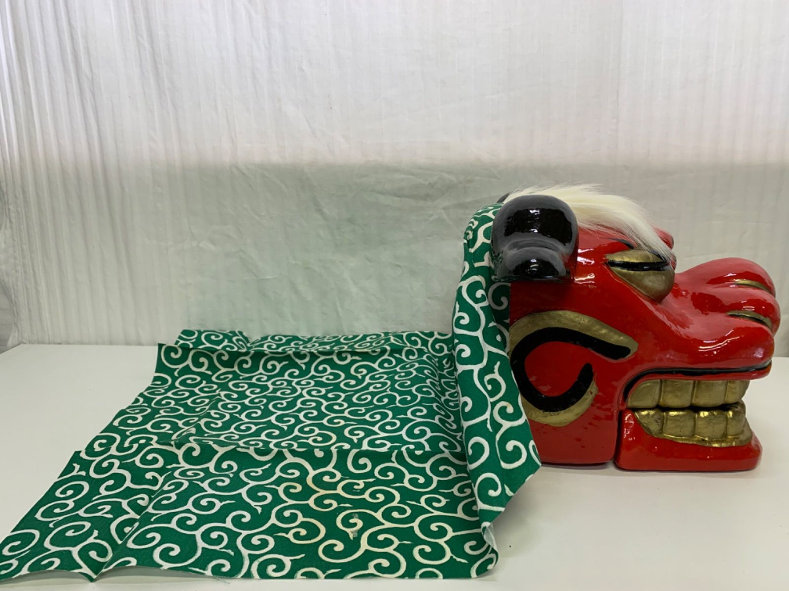 ☆値下げ☆獅子舞 獅子頭 置物 縁起物 魔除け 祭り 未使用品 【公式通販】
