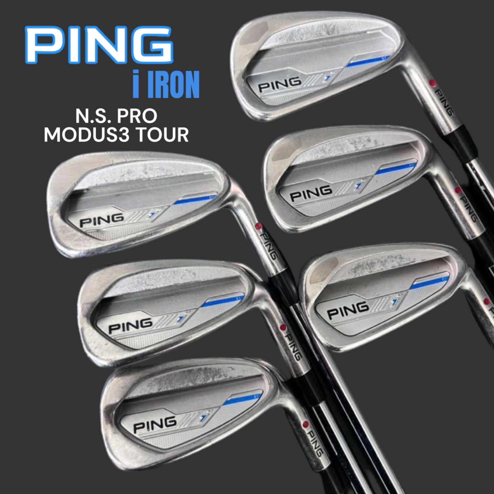 名器】PING i IRON アイアン 6本セット モーダス3 ツアー ゴルフ ピン 