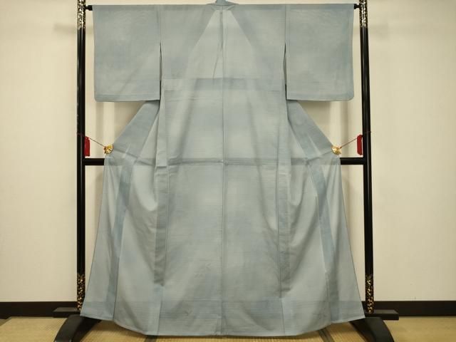 平和屋着物＊夏物 色無地 絽 霞紋紗 褐返色 正絹 逸品