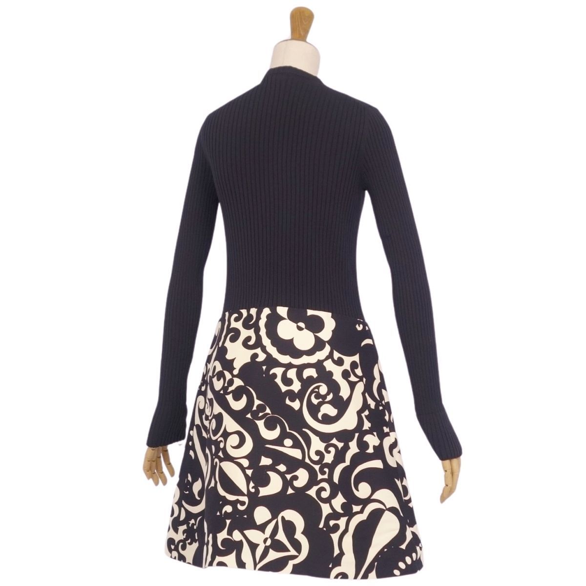 極美品 ルイヴィトン LOUIS VUITTON ワンピース ドレス ニット ロ