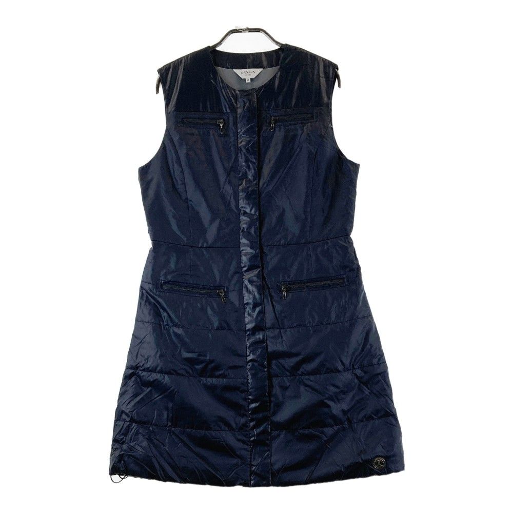 サイズ：40 LANVIN SPORT ランバン スポール  フルジップ 中綿 ワンピース  ネイビー系 [240101175021] ゴルフウェア レディース ストスト