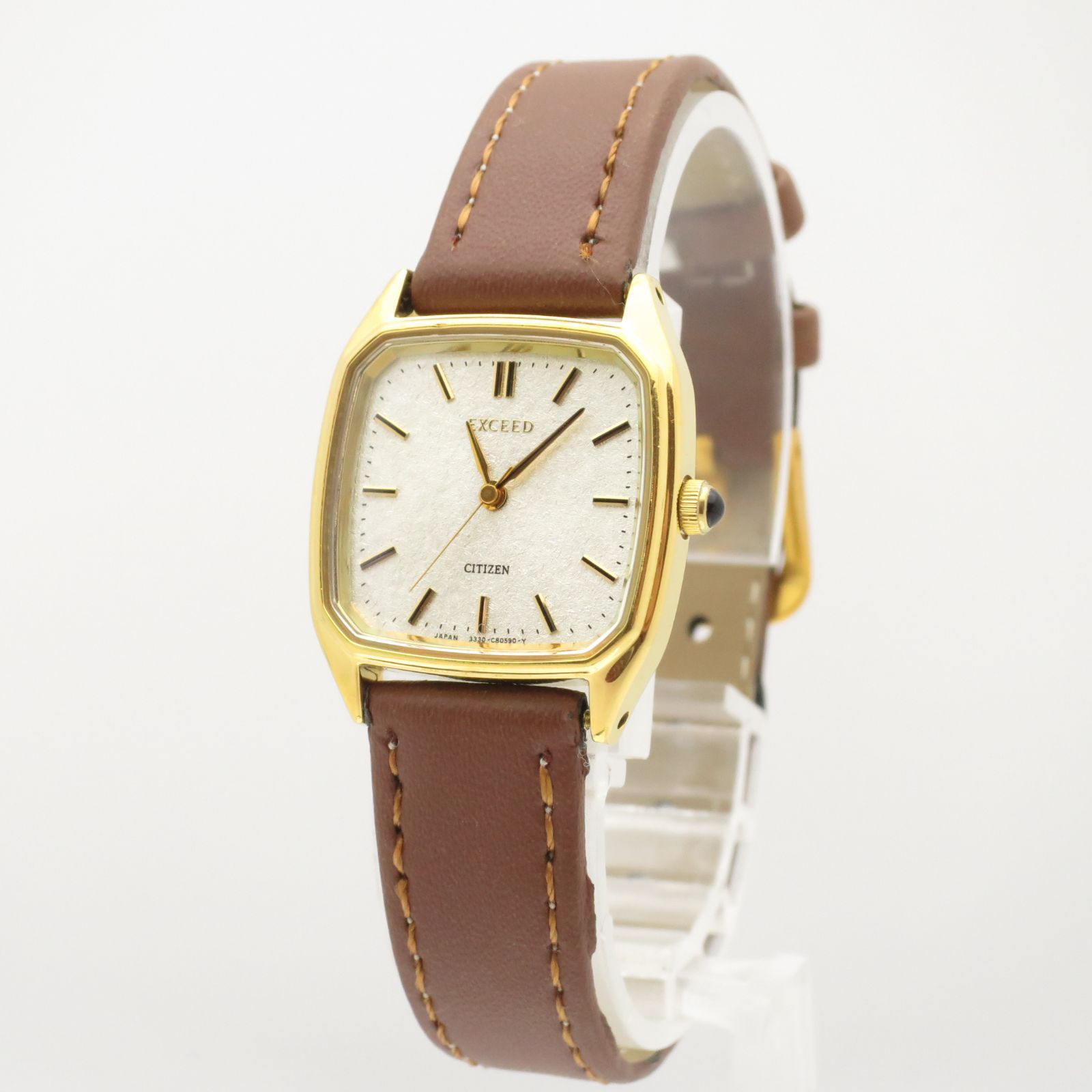 レア CITIZEN シチズン EXCEED エクシード gold 腕時計 稼動品 CITIZEN シチズン 4-102126K EXCEED エクシード ゴールド