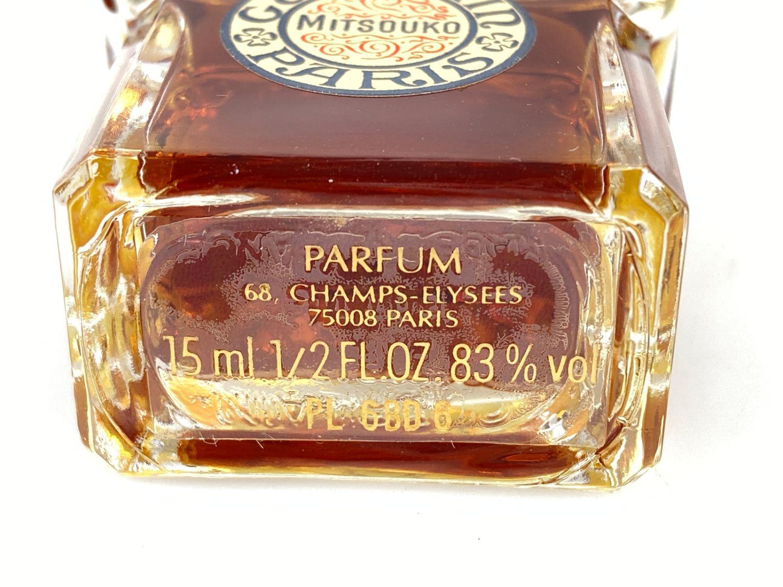 品質保証の 未開栓 ゲラン GUERLAIN MITSOUKO ミツコ パルファム ボトル 15ml