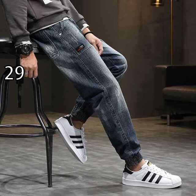 [29]メンズ ファッション 服  オシャレ シンプル 大人 かっこいい 大きいサイズ ストリート 紳士服  ジーンズ ゆったり レトロ ストレート 秋 カジュアル ロング パンツ