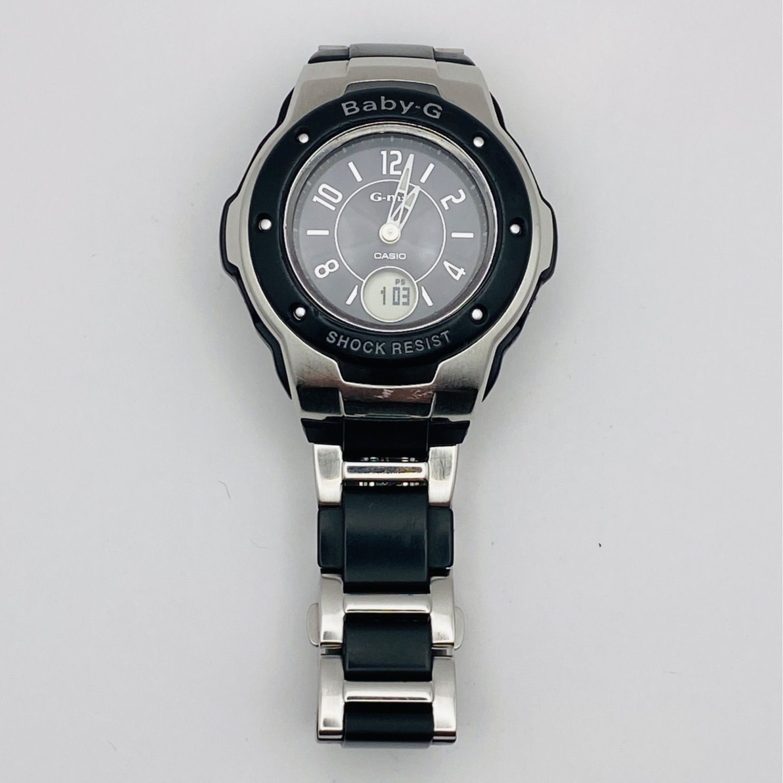 T089）良品 稼動品 CASIO カシオ 電波ソーラー G-ms Baby-G MSG