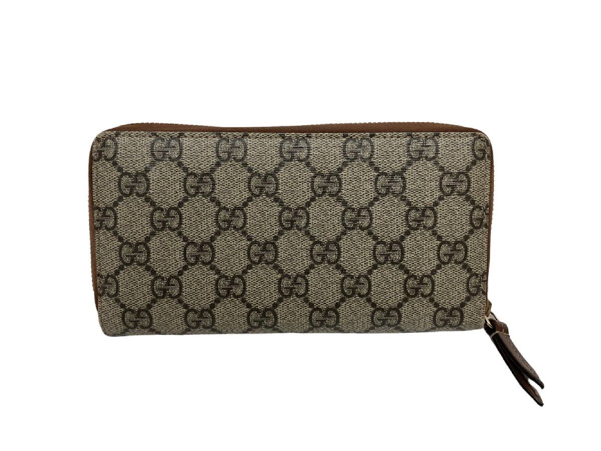 GUCCI グッチ ラウンドファスナー 長財布 410102 GGスプリーム GUCCI グッチ GGスプリーム ラウンドファスナー財布 410102