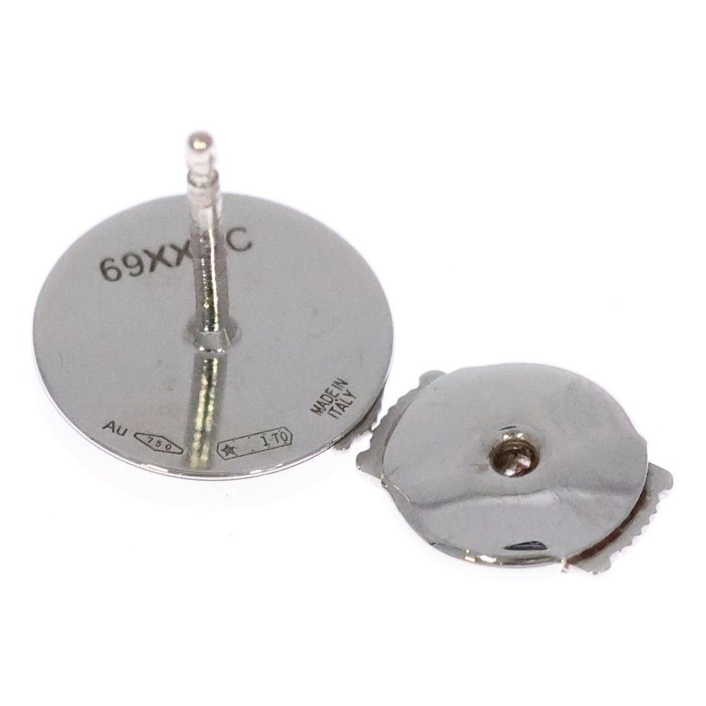 BVLGARI (ブルガリ) 18KWG シングルイヤリング ピアス オニキス