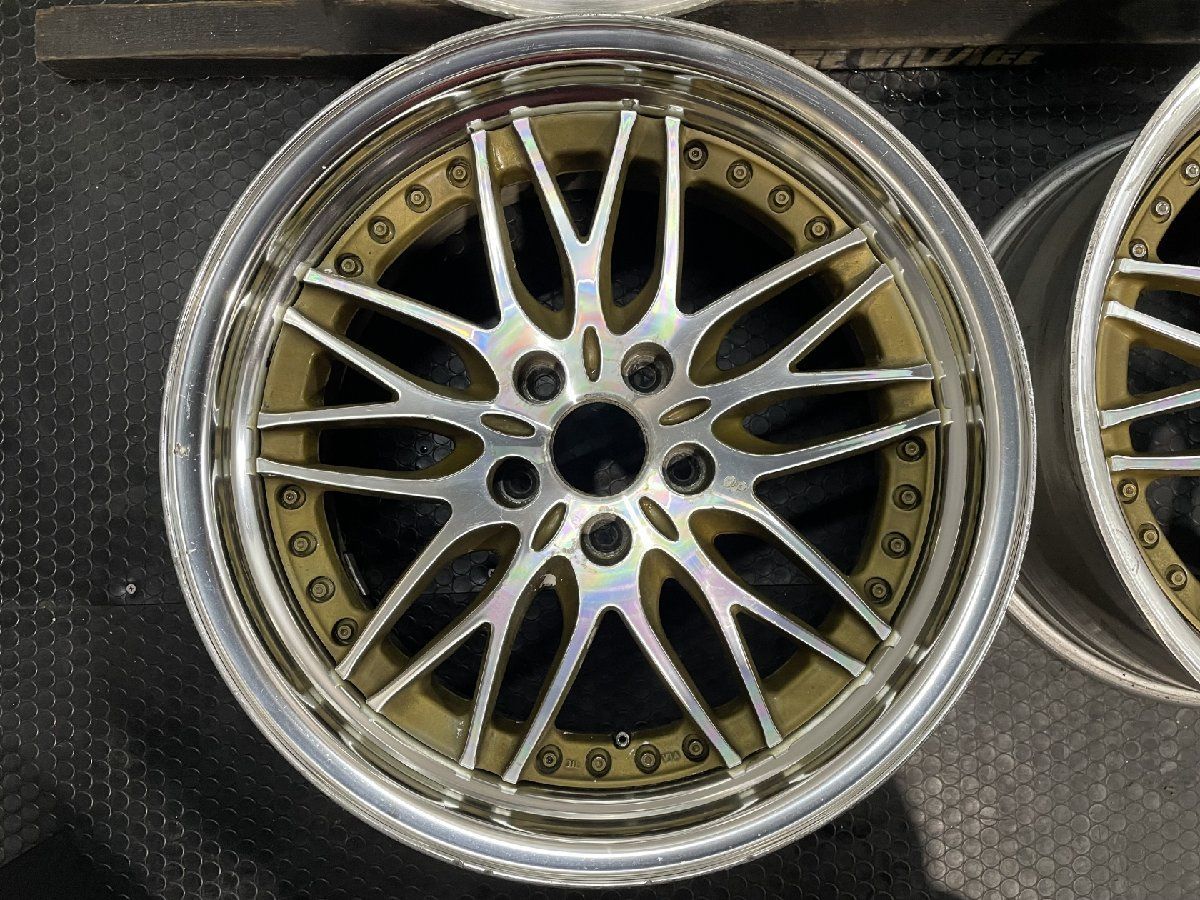 レオンハルト18インチ9J オルデン CV 9.5j 18インチ リバースリム シルバー ポリッシュ