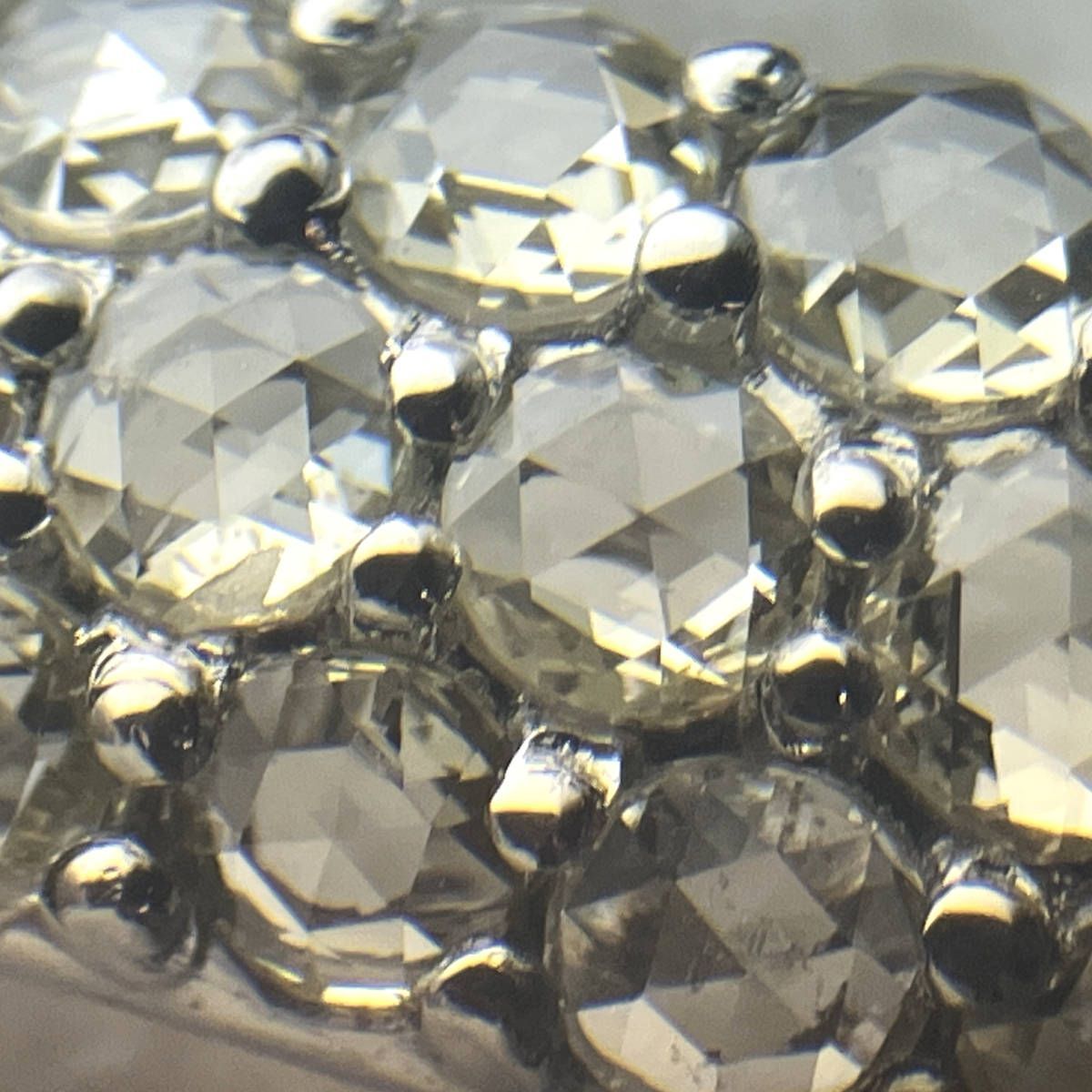 Pt900ローズカットダイヤモンドリング D0.80 4.6g #21 - メルカリ 