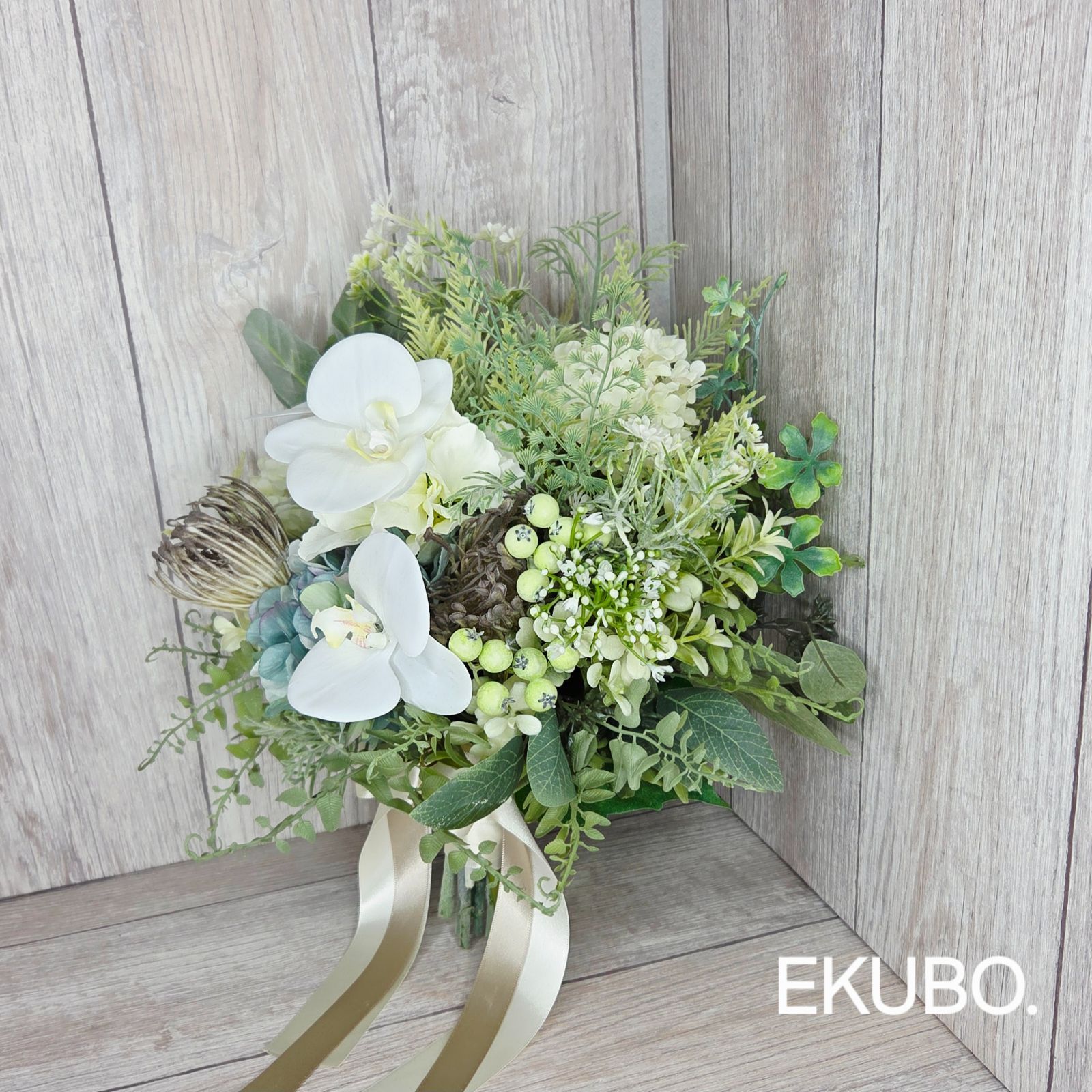 ウェディングブーケ-ブートニア j775