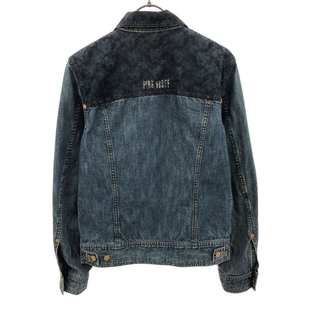 ピンクハウス　デニムジャケット　レース付き ピンクハウス 日本製 レース デニムジャケット PINK HOUSE G