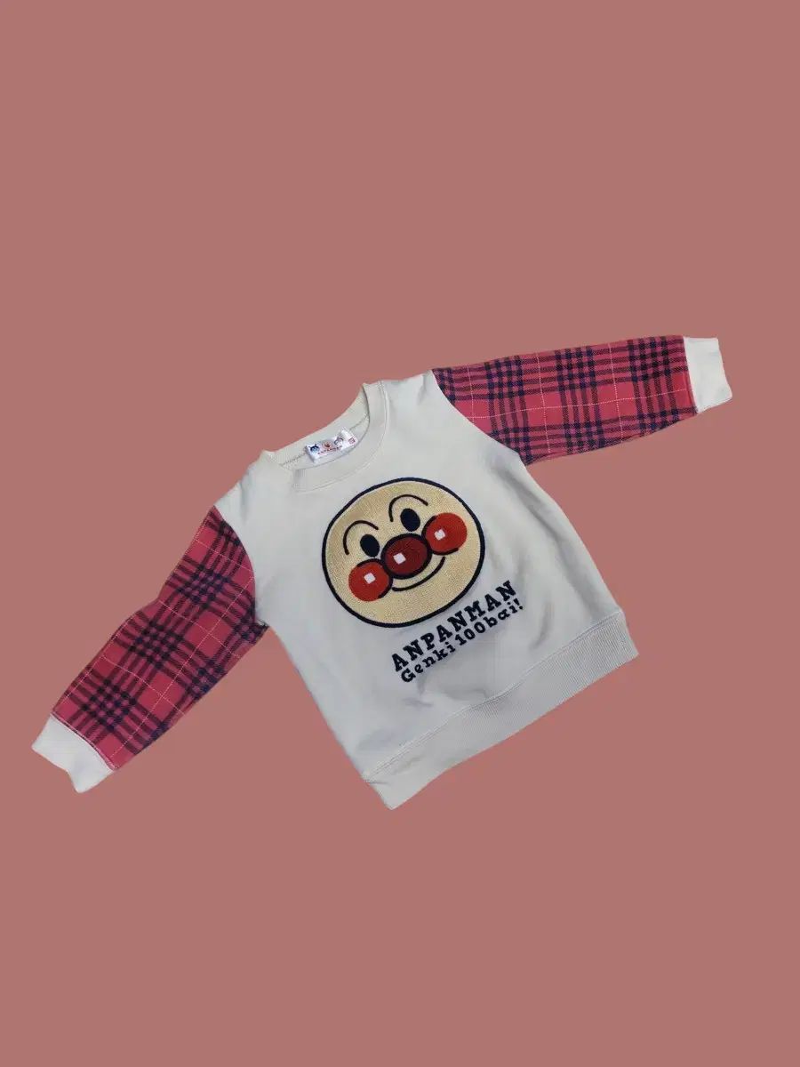 (日本) アンパンマン 裏起毛 Tシャツ 90
