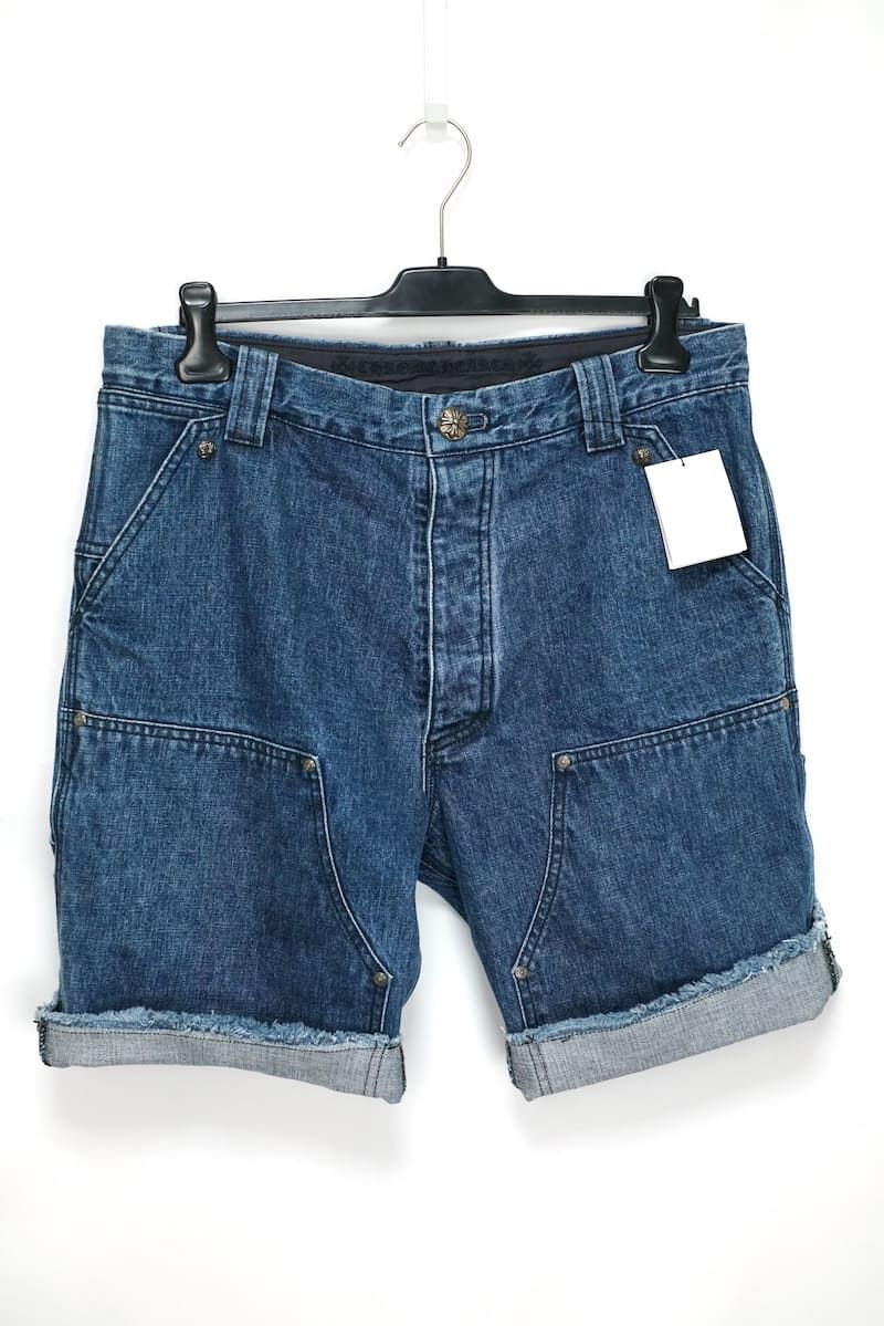 平本蓮着用 CHROME HEARTS クロムハーツ DENIM CARPENTER SHORTS