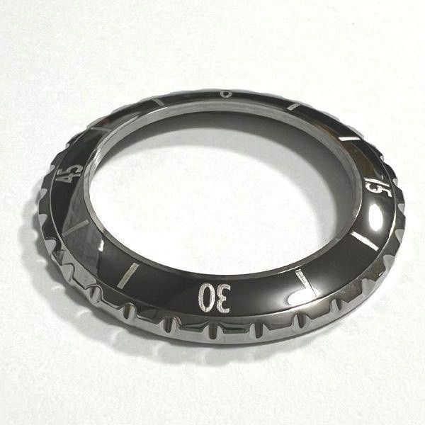 新品 CHANEL シャネル J12純正 41mm ブラック ベゼル 黒 交換用 - OTH