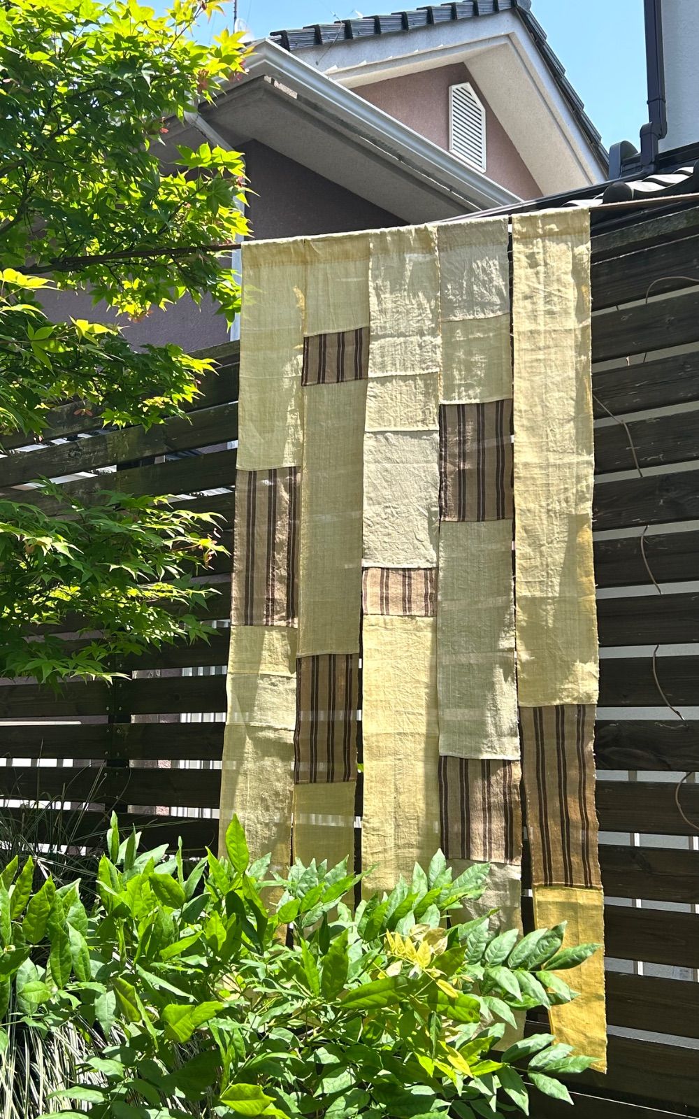asaのれん 麻 芭蕉布 古布 上布 ハンドメイド
