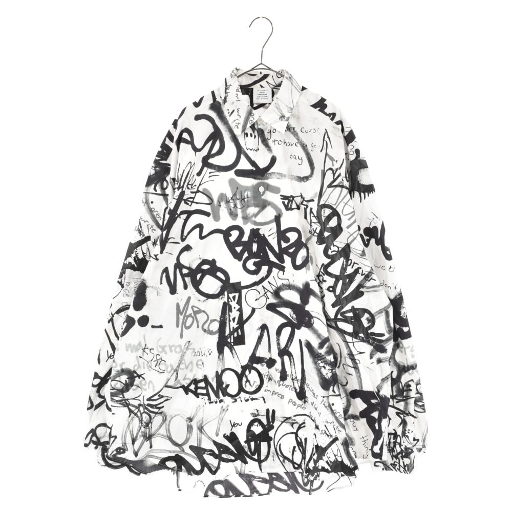 通販 公式サイト - 驚きの激安価格 (ヴェトモン) VETEMENTS 21SS オール Shirt Graffiti All-Over トップス