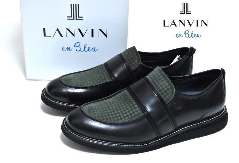ランバンコレクションLANVIN COLLECTION ラウンドトウコンビネーションローファー 83479