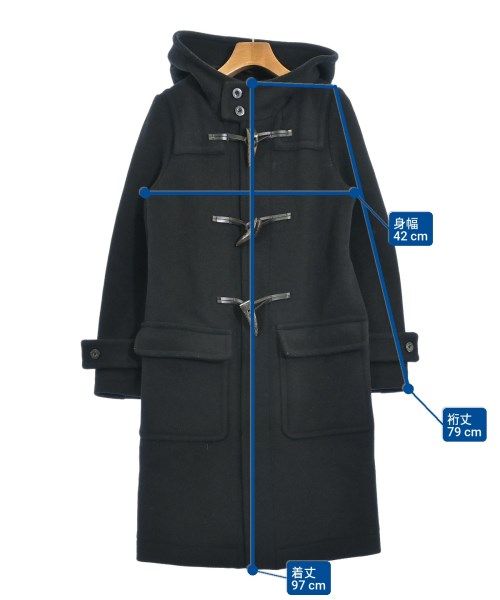 ハイク HYKE ダッフルコート ネイビー メンズ L 中古・古着通販】HYKE (ハイク) ダッフルコート ネイビー サイズ