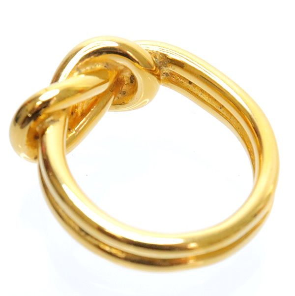 広尾店】エルメス HERMES アタメ スカーフリング GP ゴールド 【16377  