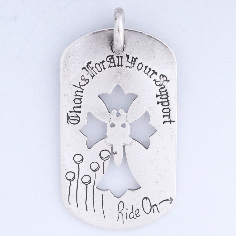 CHROME HEARTS 青山限定 ラージドッグタグ カットアウト クロスダガー