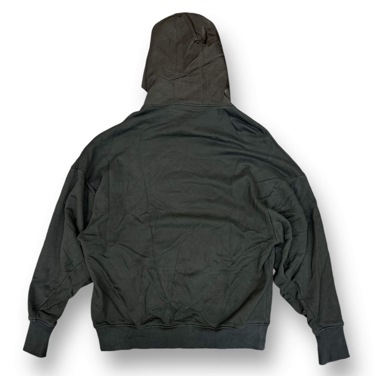 定価41800円 JULIUS 24SS スウェットプリントパーカー フード切替  