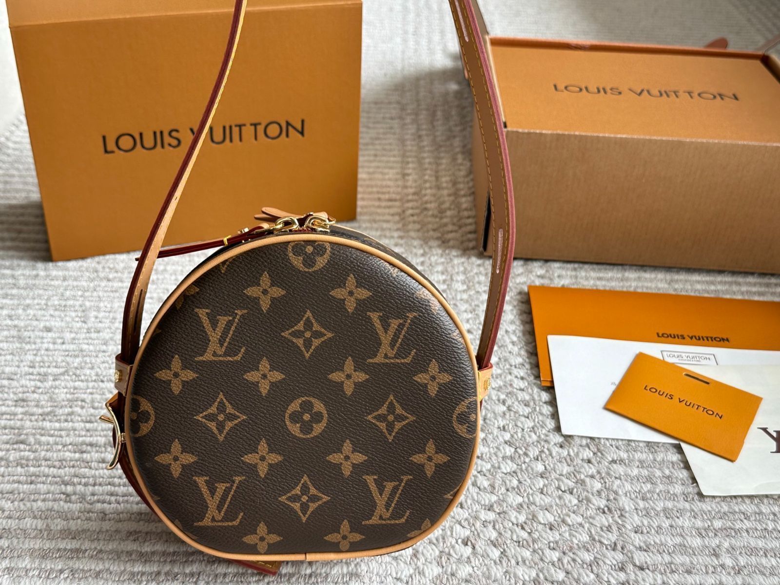 今日 LV Boite Chapeau Soft ラウンドバッグ サイズ 17×16cm DECORATOM_COM_BR