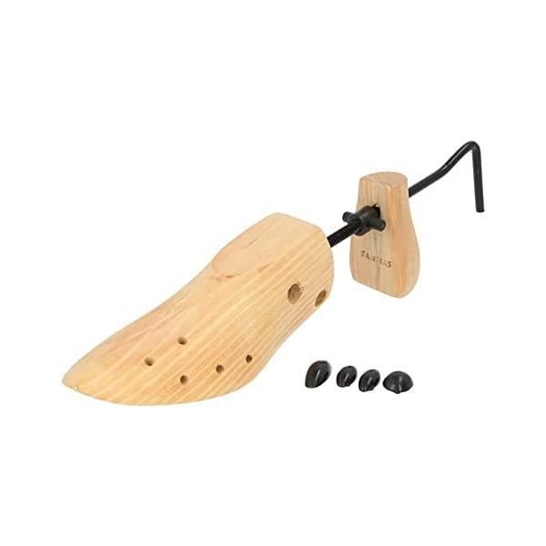 SAMTIAS 2WAY シューズストレッチャー ウッド 紳士用 靴伸ばし器 靴のサイズ調整 (メンズ25-28ｃｍ 25-28.0ｃｍ)