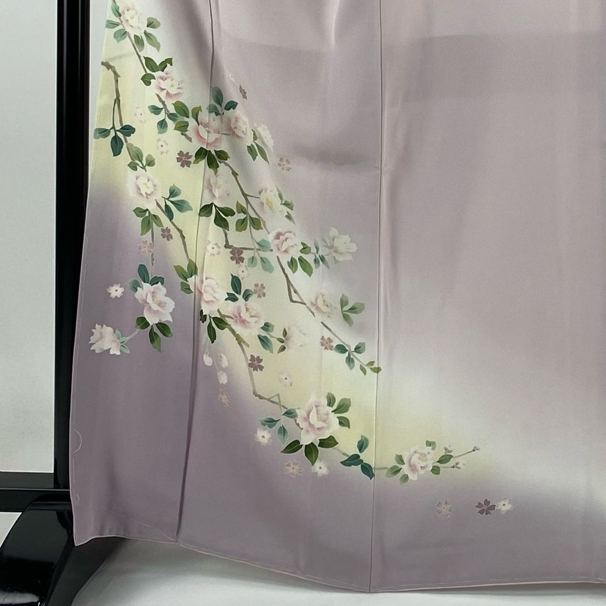 付下げ　紗袷　薄ピンク　鈴蘭風 楽天市場】【新古品】 訪問着 着物 正絹 袷 薄ピンク地 金通し