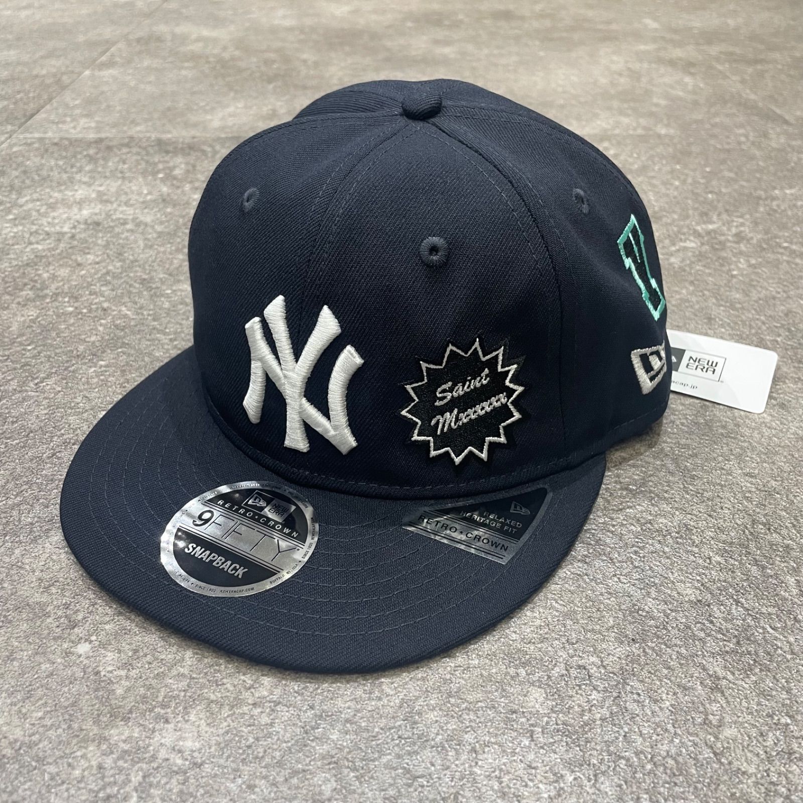 未使用品 SAINT MICHAEL NE_CAP / YANKEES / NAVY / コラボ ニューエラ