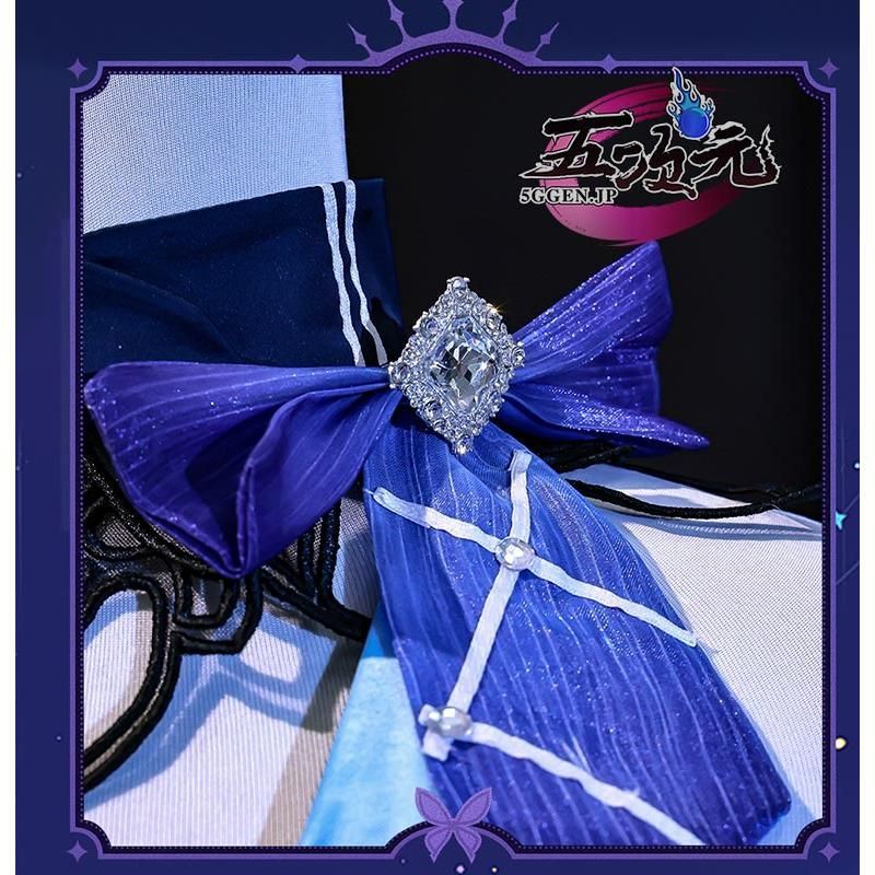 原神　コスプレ　夜蘭　静謐の饗宴　新衣装 新スキン 靴、ウィッグ付き フルセット 原神 Genshin 夜蘭-「静謐の饗宴」 コスプレ衣装 コスチューム