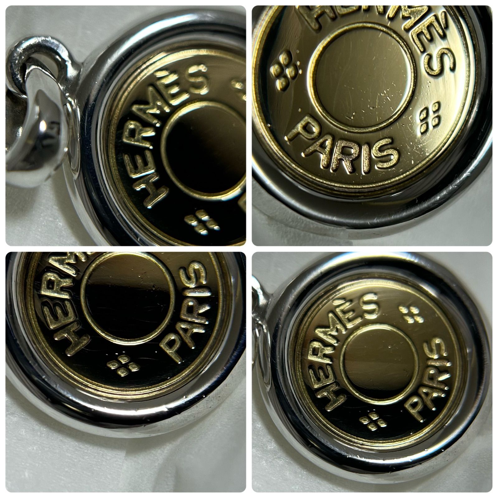 SloterK様 エルメス セリエ コイン ネックレス ペンダント トップ 925