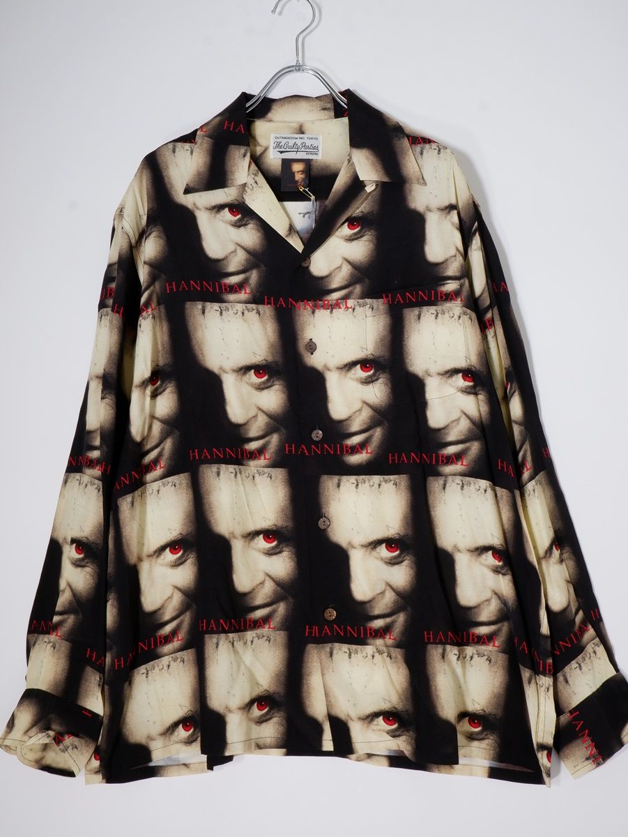 ♠ WACKOMARIAワコマリア 2021AW HANNIBAL | HAWAIIAN SHIRT L|Sハンニバル 長袖ハワイアンシャツ L MSHA78336