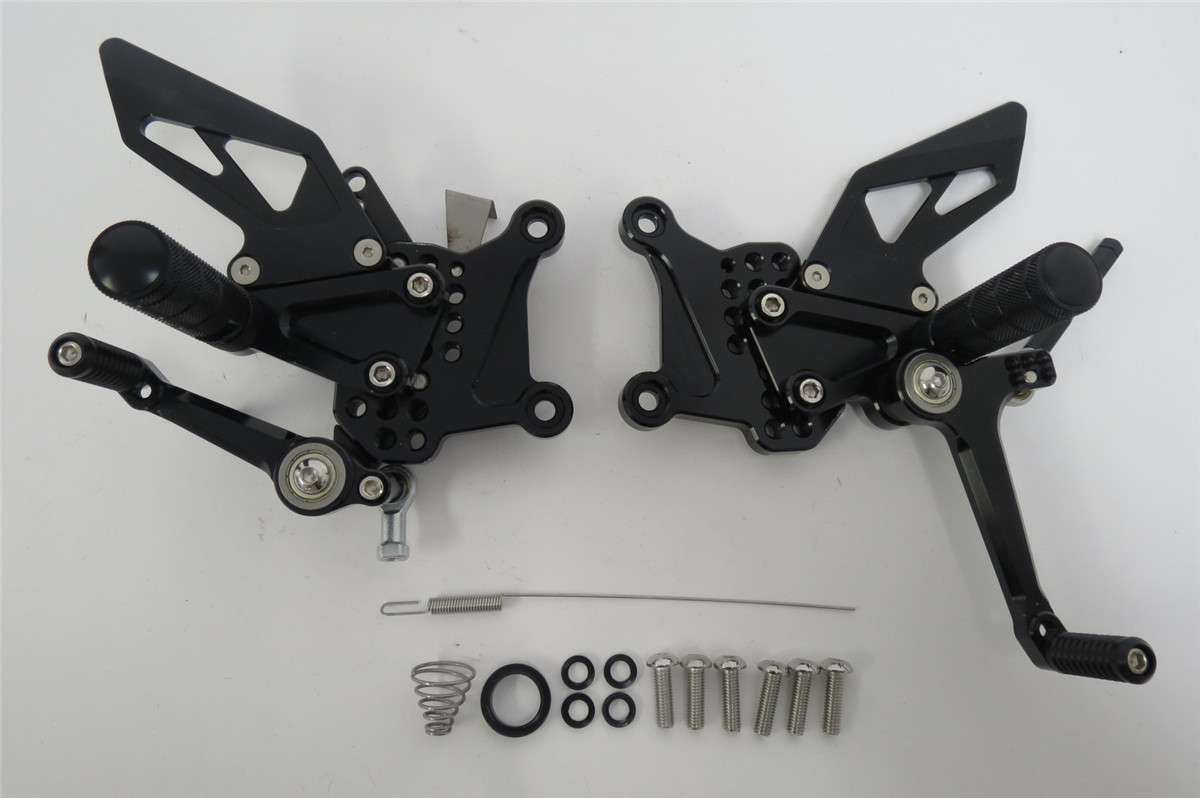 Ninja ZX-25R ニンジャ ZX25R 2020- Ninja ZX4RR ZX-4RR 2025 調整式 バックステップ クイックシフター必須 黒