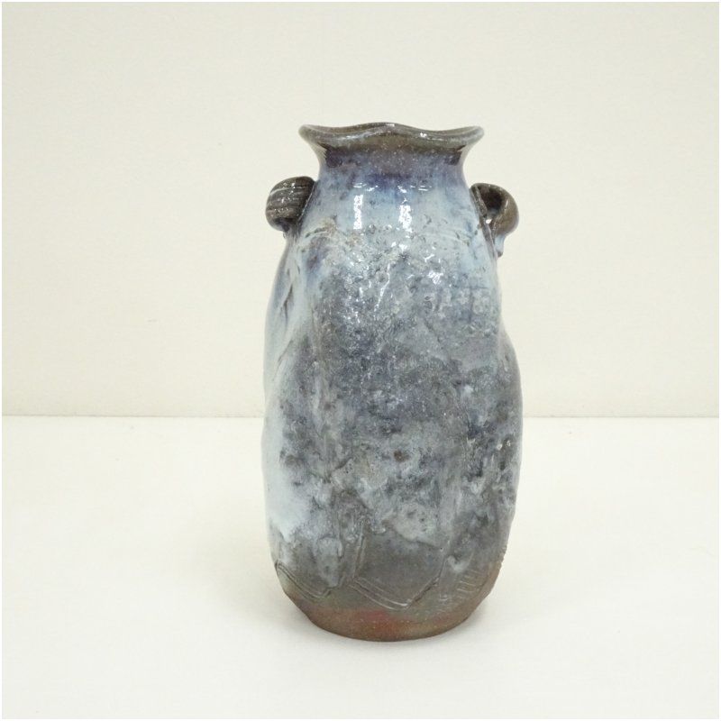 岡田裕 萩 窯変 耳付き 花器 花入 共箱 岡田裕 萩 窯変 耳付き 花器 花入 共箱 商品一覧｜萩