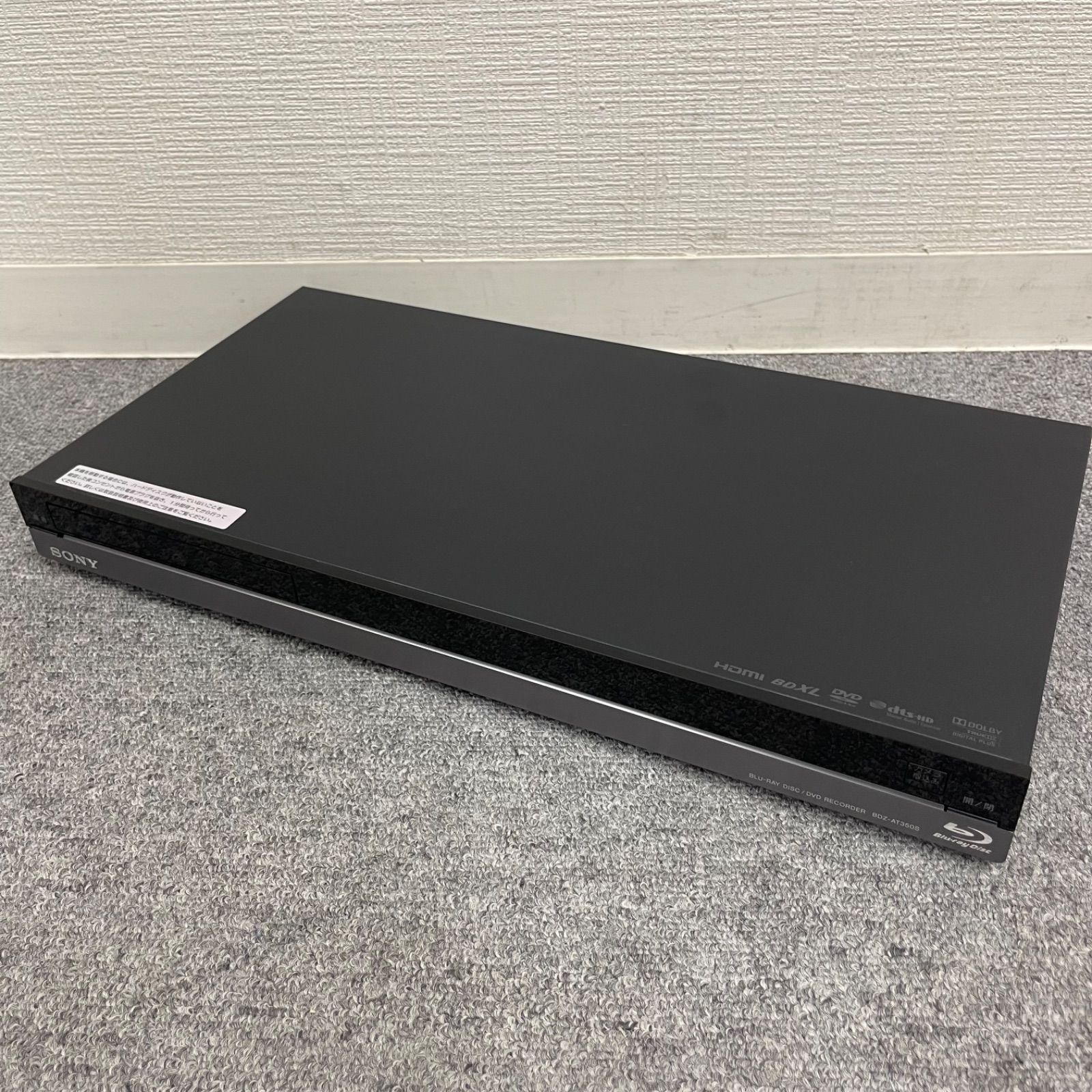 【美品】Blu-ray レコーダー　BDZ-AT350S Amazon | SONY 500GB 1チューナー ブルーレイレコーダー BDZ
