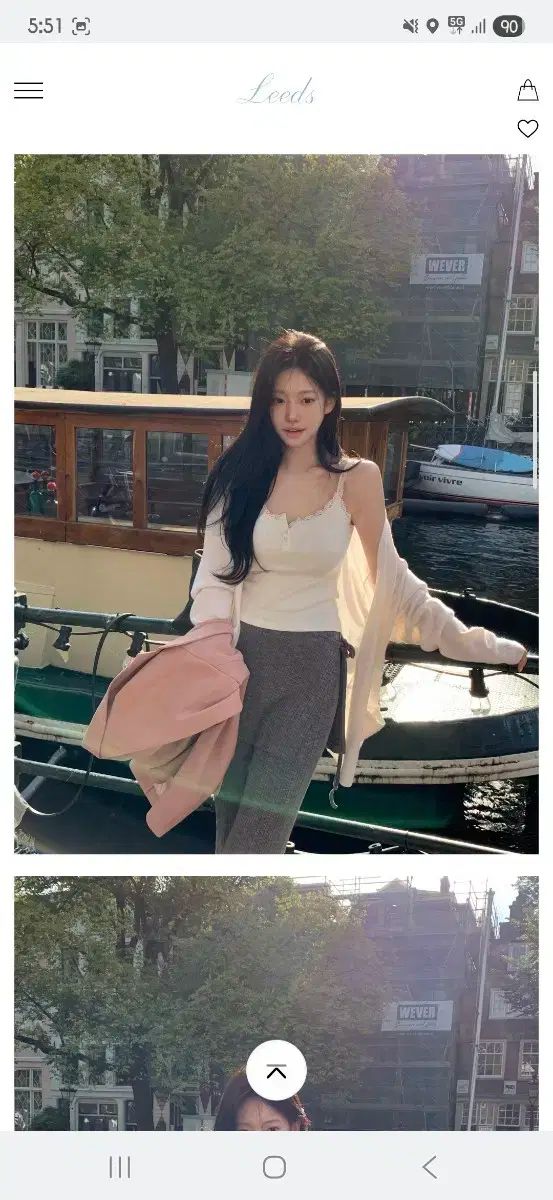 パンツ チャコール