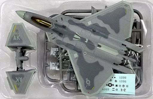 プラモデル 1|144 1-2. F-22A アメリカ空軍 第90戦闘飛行隊 ハイスペックシリーズ vol.3 F-22 ラプター|F-16 ファイティングファルコン