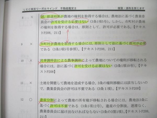 LEC東京リーガルマインド 不動産鑑定士 肢別行政法規 上巻/下巻 2019年合格目標セット 計2冊 032S4D LEC東京リーガルマインド 不動産鑑定士 肢別行政法規 上巻/下巻