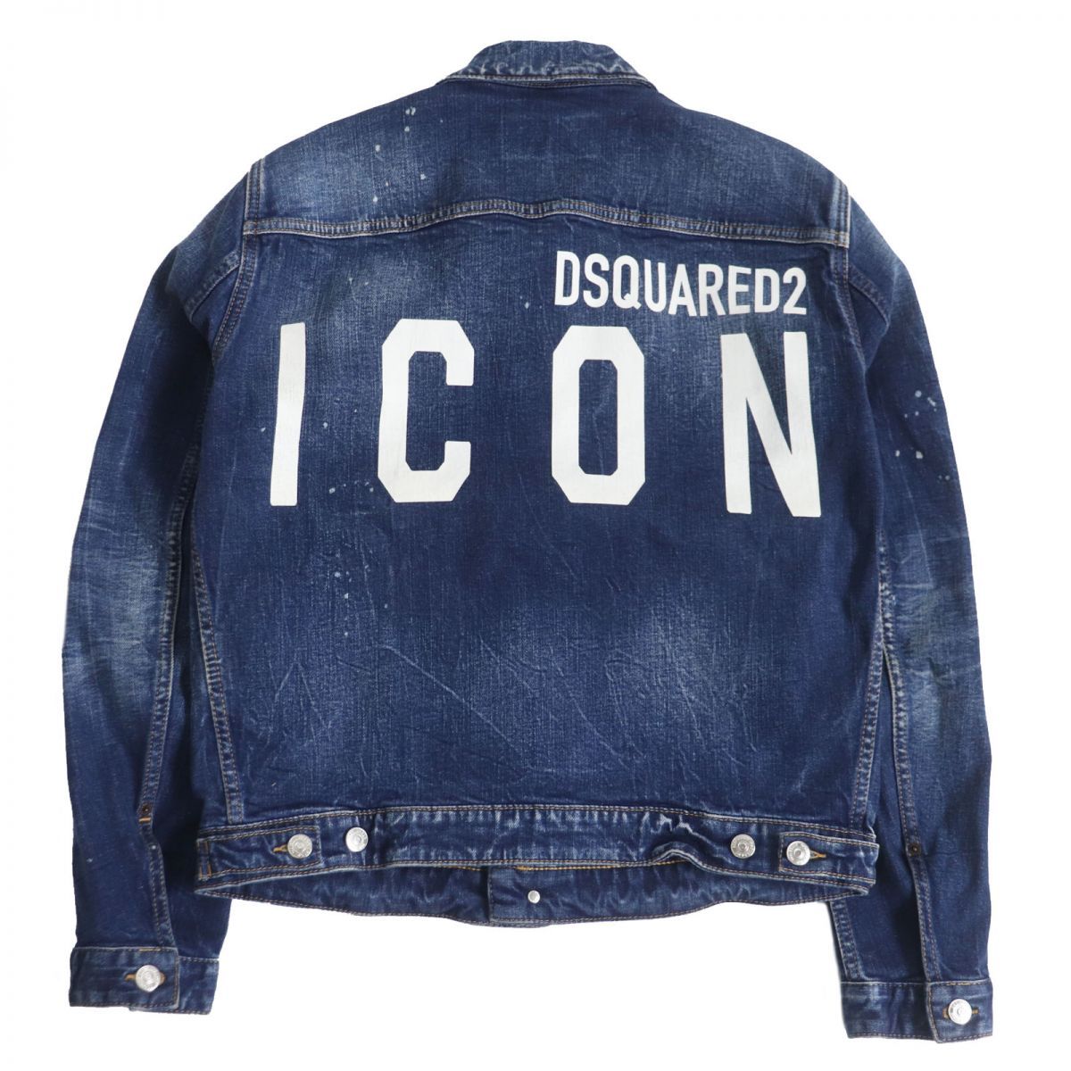 美品□20SS DSQUARED2/ディースクエアード S79AM0001 Dan Jean Jacket ...