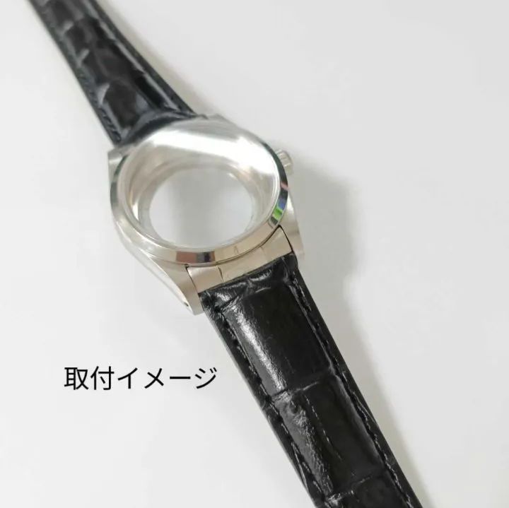 19mm 腕時計 革ベルト用 社外品 フラッシュフィット マット