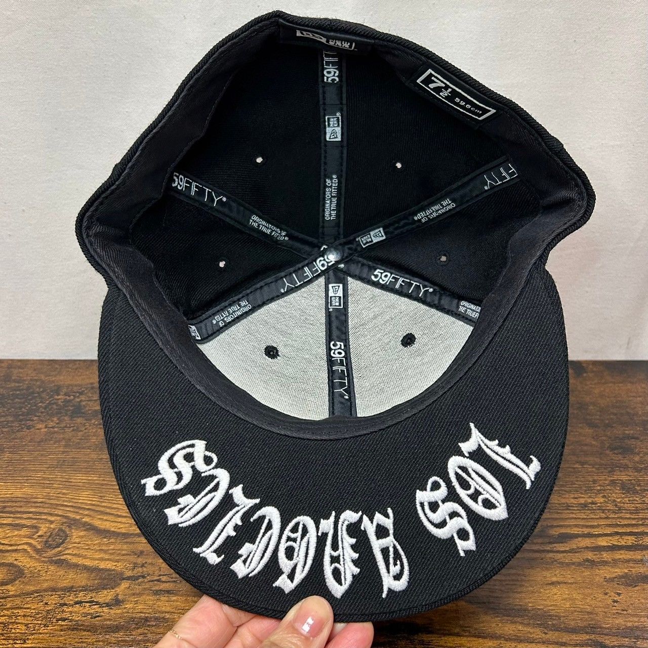 H-93ニューエラ 59fifty ロサンゼルス usa製 ヴィンテージ1050 - Ref