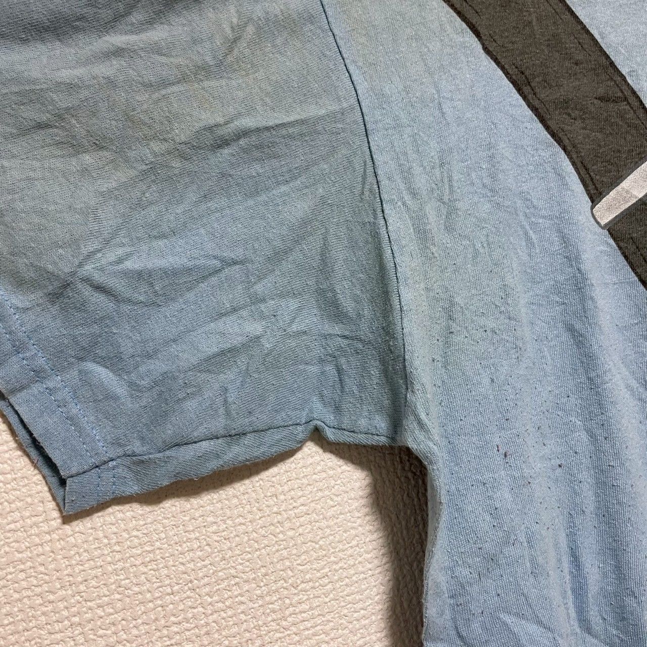 その他 Miniature Anvil anvil Tシャツ 半袖 L ライトブルー ビッグプリント BABY 赤ちゃん