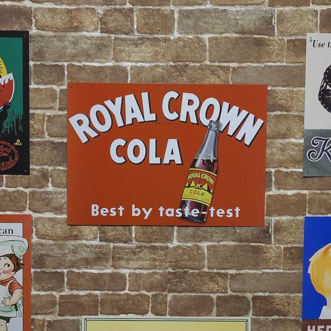 ローヤルクラウン・コーラ（Royal Crown Cola）アメリカン ブリキ看板 